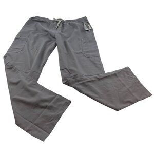 Grey's Anatomy Barco Men's Gray Uniform Pants Scrubs Elastic Back Sz XL Tall NWT